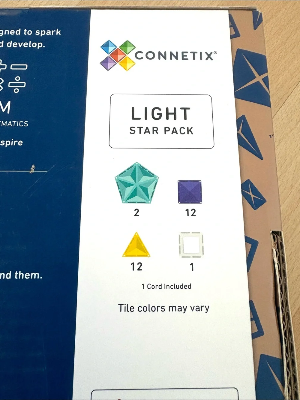 CONNETIX Magnetic Light-Up Tiles STAR PACK Building Set 28 Pieces *NEW*